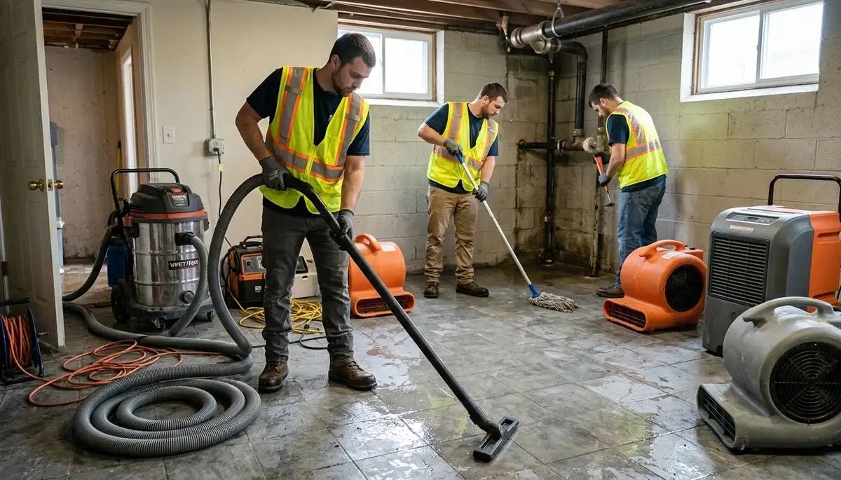 Burst pipe cleanup for Port Charlotte, FL homes by water damage restoration professionals