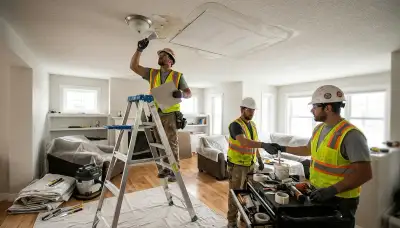 Ceiling water damage repair in Port Charlotte, FL for homes with leak stains and soft drywall