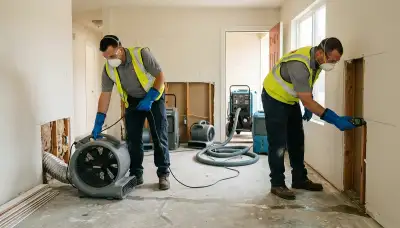 Water damage restoration team serving homes in Port Charlotte, FL with 24/7 emergency cleanup services