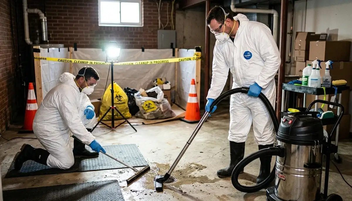 Sewer backup cleanup crew serving Port Charlotte, FL for fast water damage restoration
