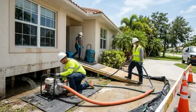 Water damage restoration team serving Port Charlotte, FL for fast water removal and cleanup