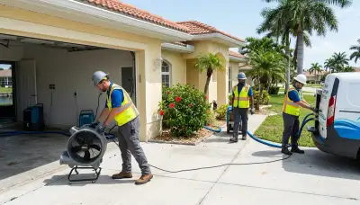 Water damage restoration team serving Port Charlotte, FL for emergency cleanup and repairs
