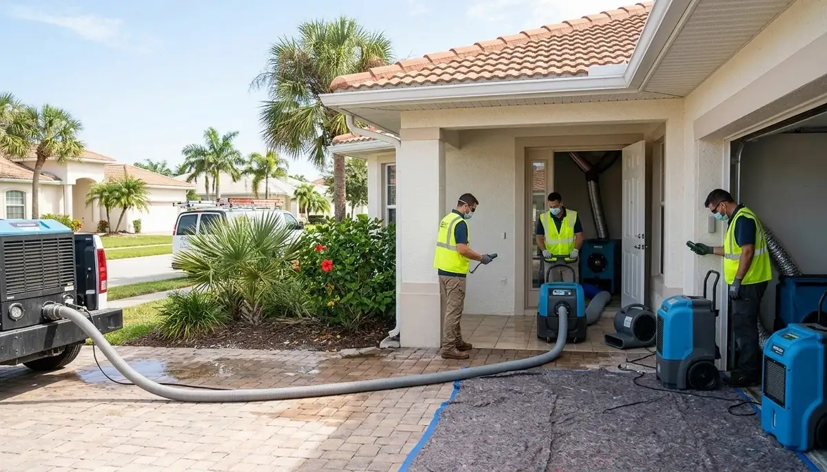Water damage restoration team serving Port Charlotte, FL for fast home and business recovery