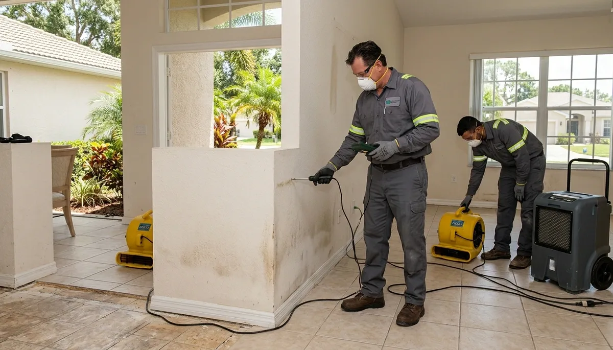 Water damage restoration team serving Port Charlotte, FL for fast cleanup and repair