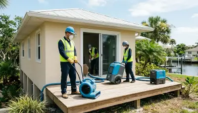 Water damage restoration team serving Port Charlotte, FL for emergency cleanup and drying